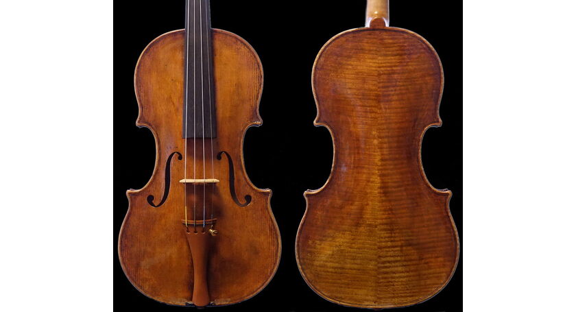 イタリア在住製作家宮川賢治作のバイオリン